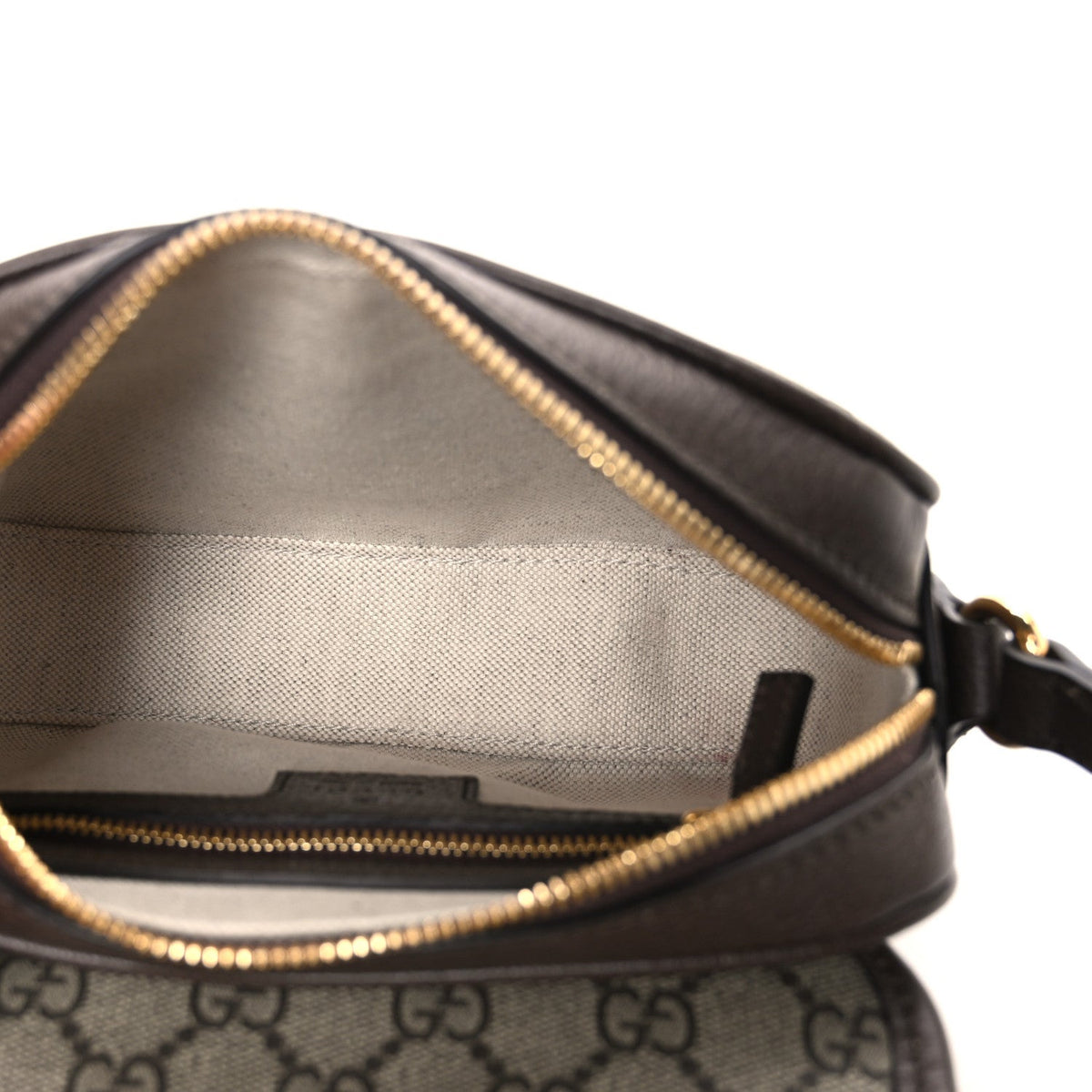 GG Supreme Monogram Textured Dollar Calfskin Mini Ophidia Flap Shoulder Bag Beige Ebony New Acero wholesalehk.shop