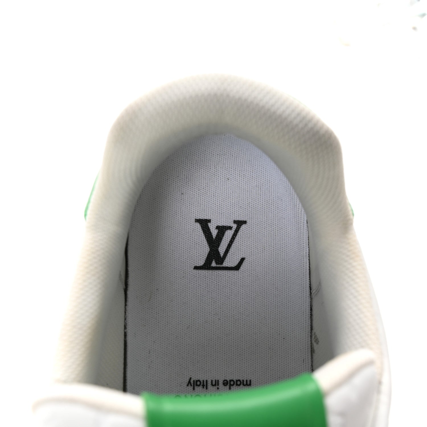 Calfskin Monogram Mens LV Trainer Sneakers 8 Green £¨ Direct shipment via from wholesalehk.shop