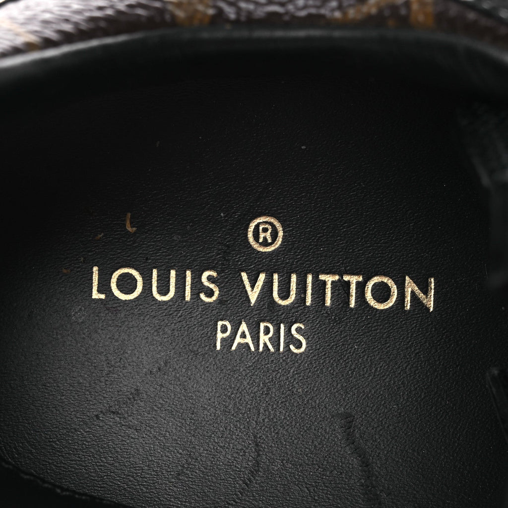 Suede Monogram Run Away Sneakers 36.5 Black £¨ Direct shipment via from wholesalehk.shop