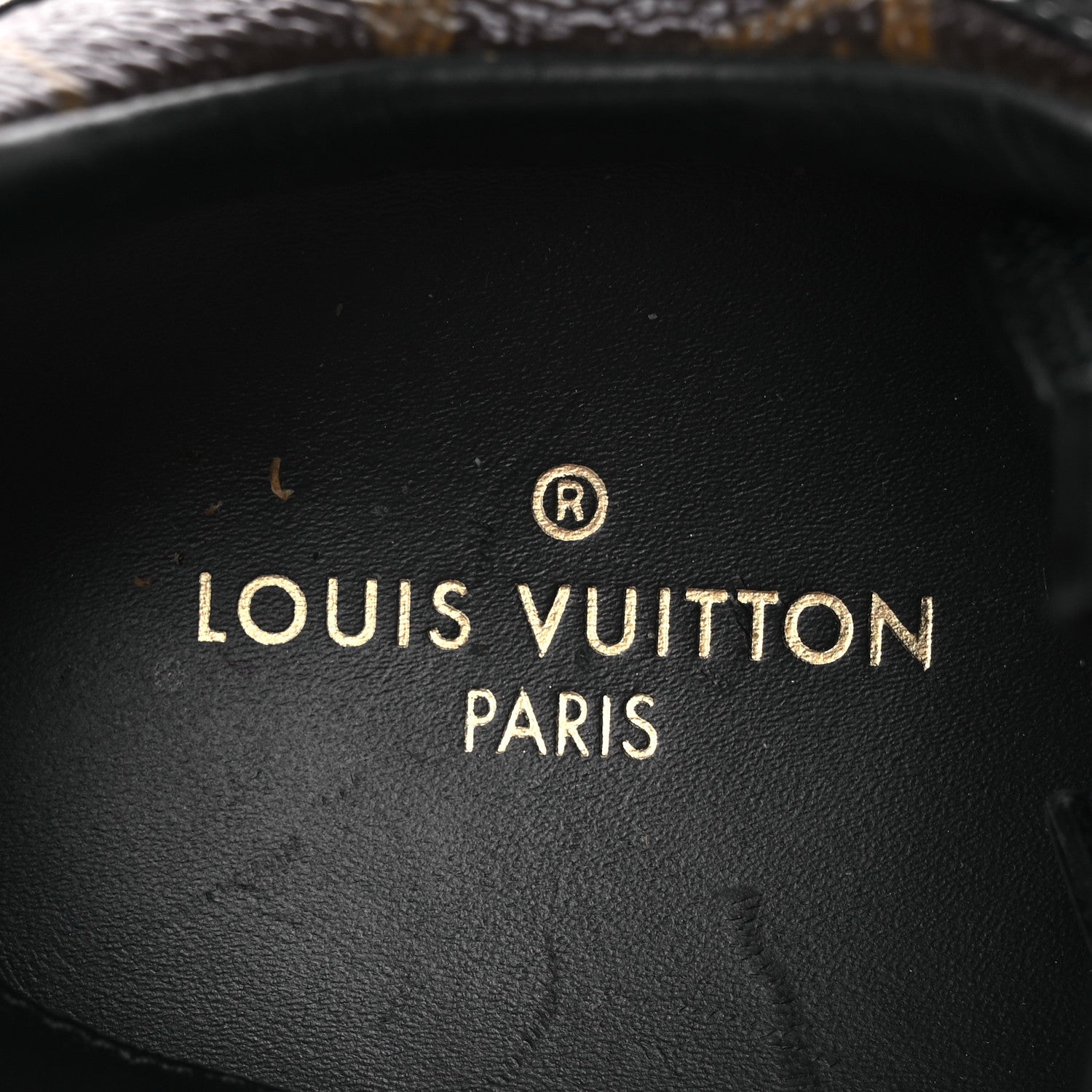 Suede Monogram Run Away Sneakers 36.5 Black £¨ Direct shipment via from wholesalehk.shop