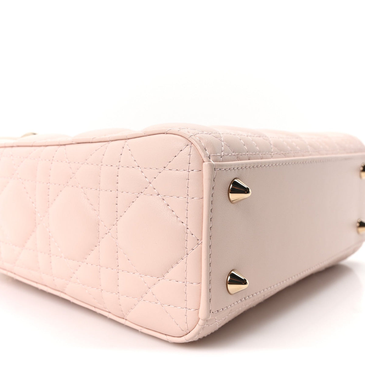 Lambskin Cannage Small My ABCDior Lady Dior Light Pink wholesalehk.shop