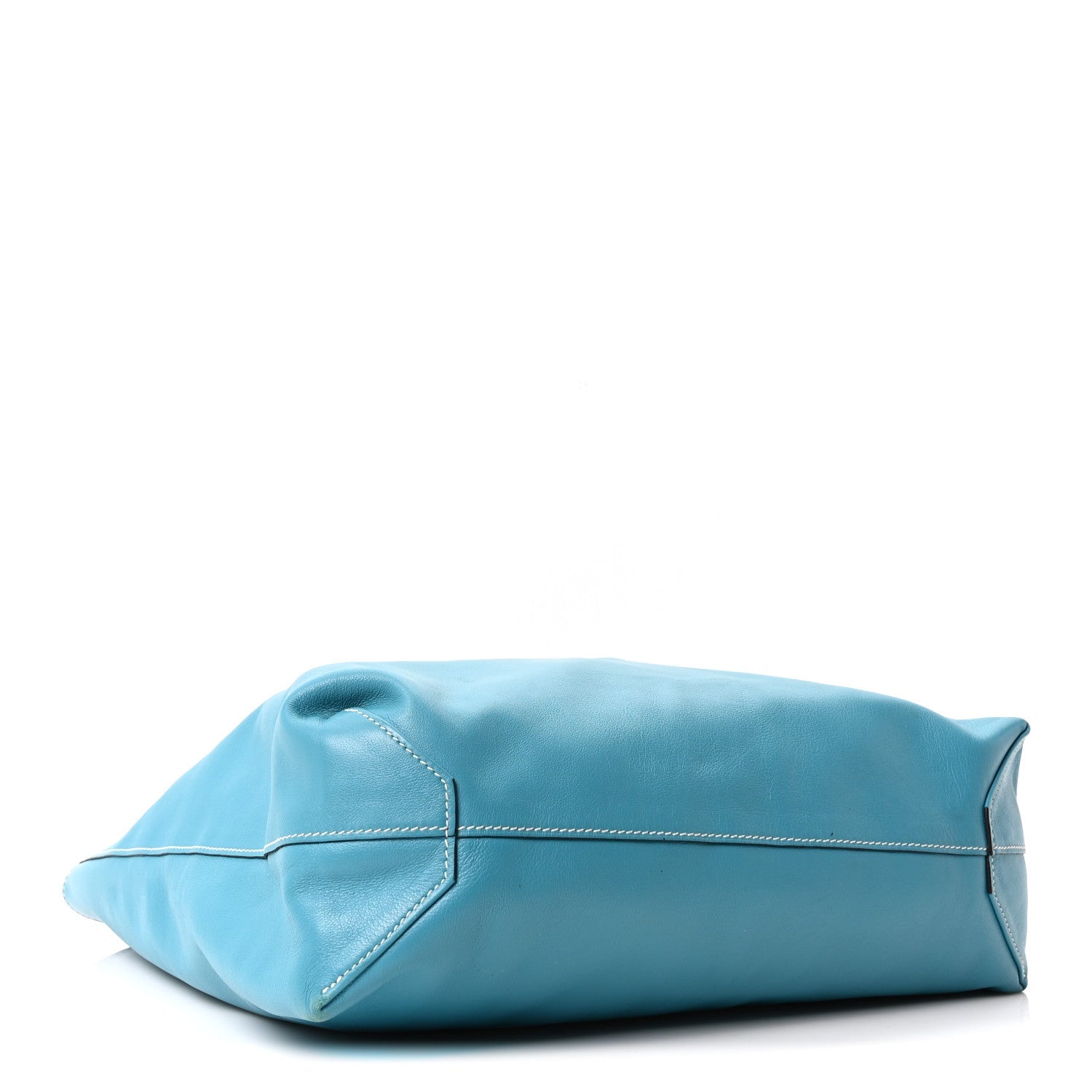 Veau Sikkim Double Sens 36 Reversible Tote Turquoise Gris Perle £¨ Direct shipment via from wholesalehk.shop