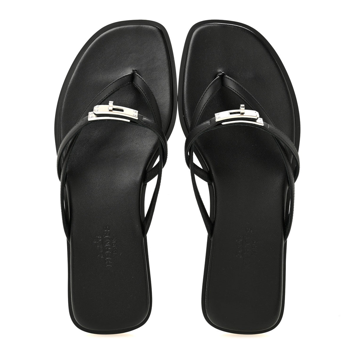 Calfskin Miss Sandals 36 Black wholesalehk.shop