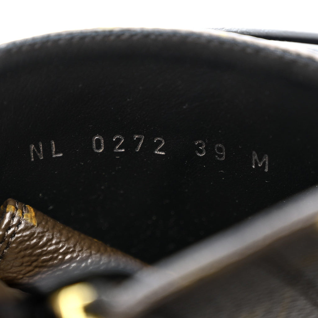 Calfskin Monogram Wonderland Flat Ranger Boots 39 Black £¨ Direct shipment via from wholesalehk.shop