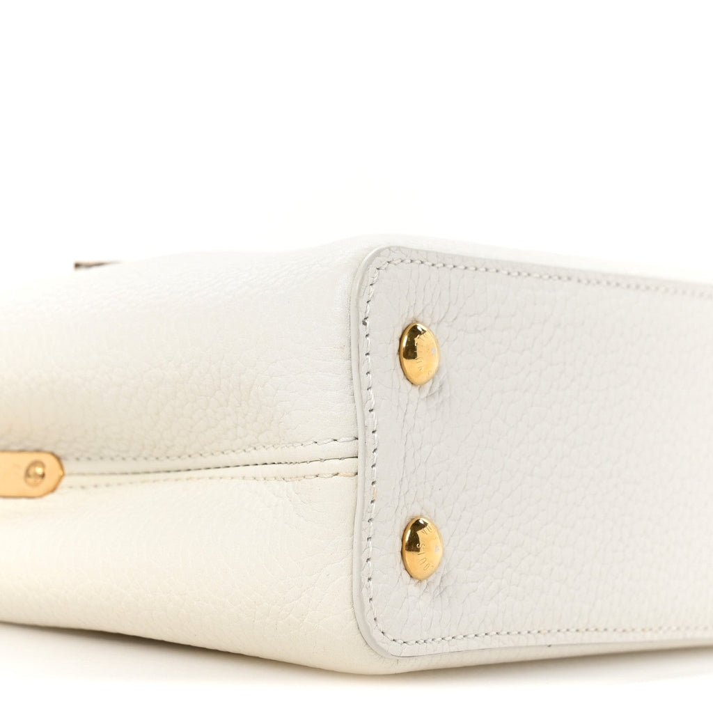 Taurillon Ayers Capucines Mini White Snow White £¨ Direct shipment via from wholesalehk.shop
