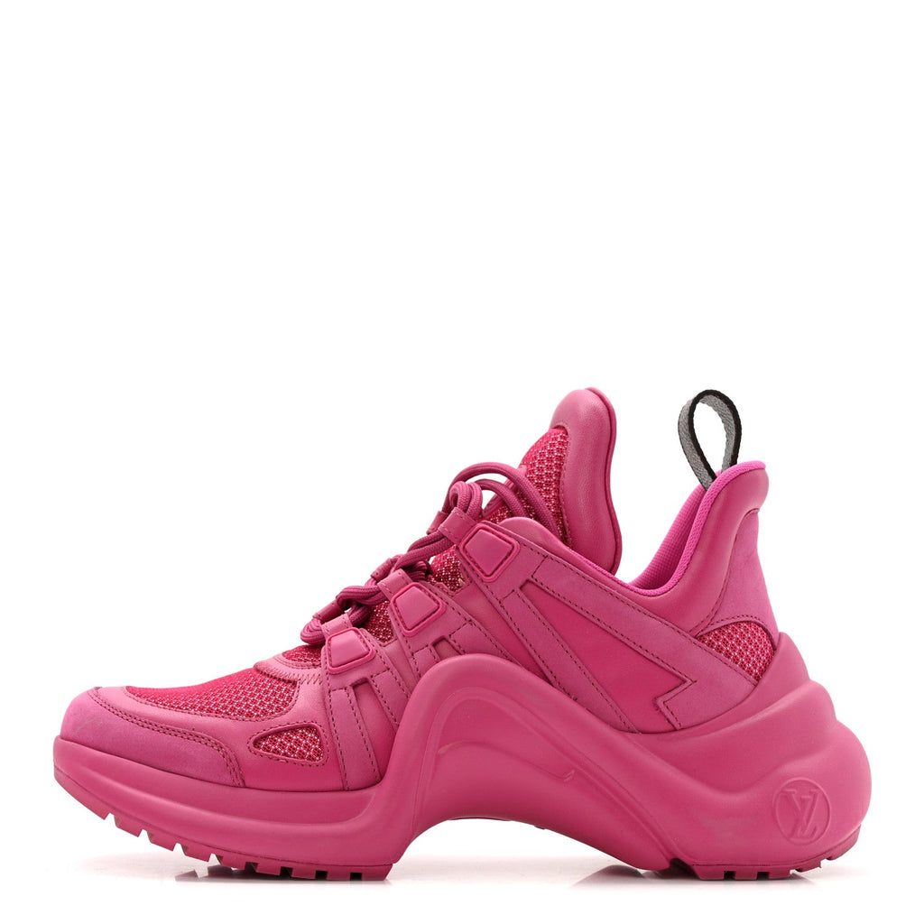 Calfskin Technical Nylon LV Archlight Sneakers 37 Rose Pop £¨ Direct shipment via from wholesalehk.shop