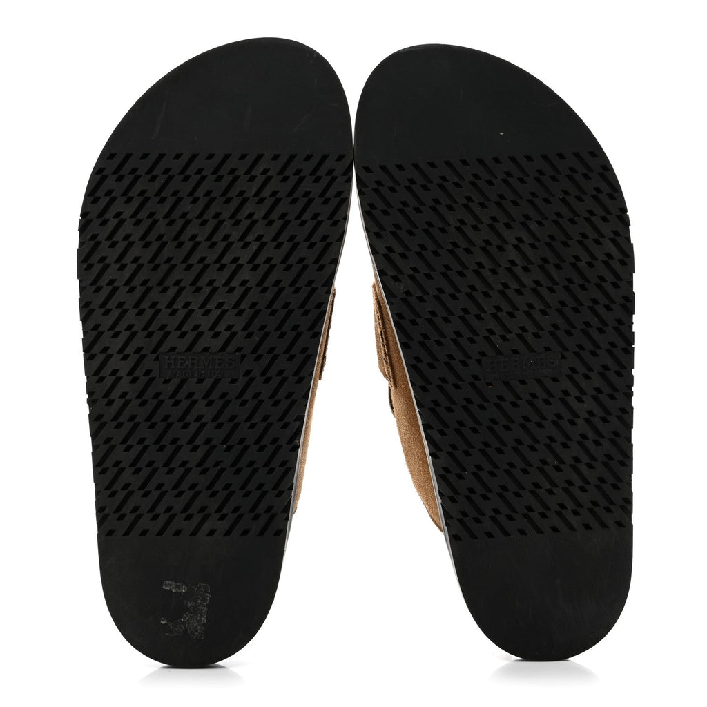Suede Calfskin Mens Go Mules 41.5 Brun Fume wholesalehk.shop