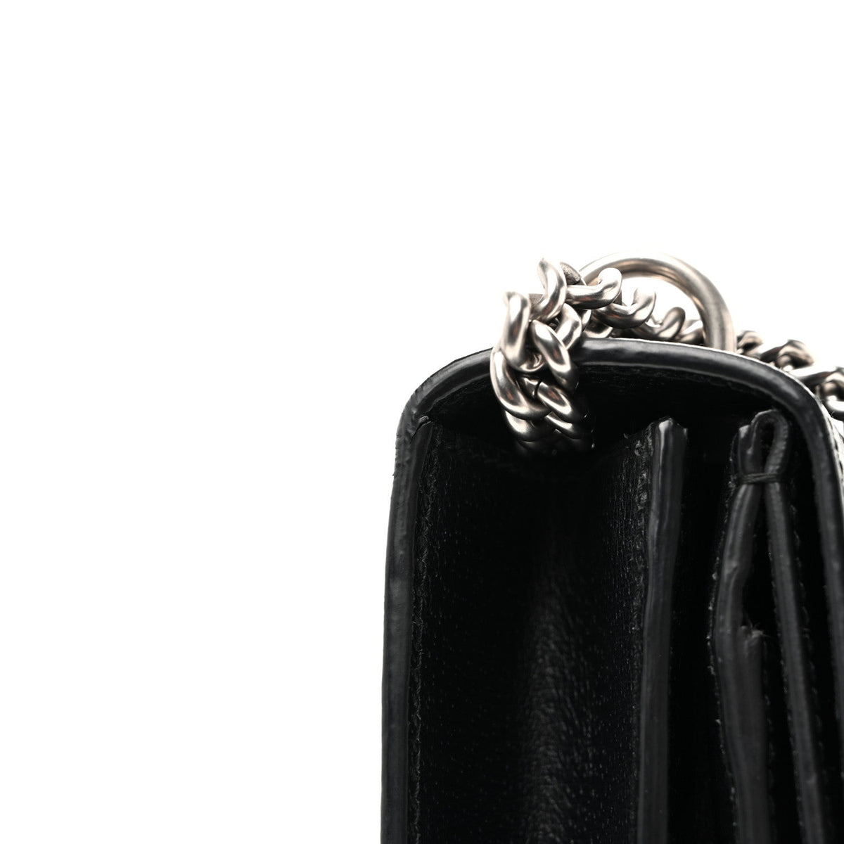 Calfskin Web Medium Dionysus Shoulder Bag Black wholesalehk.shop