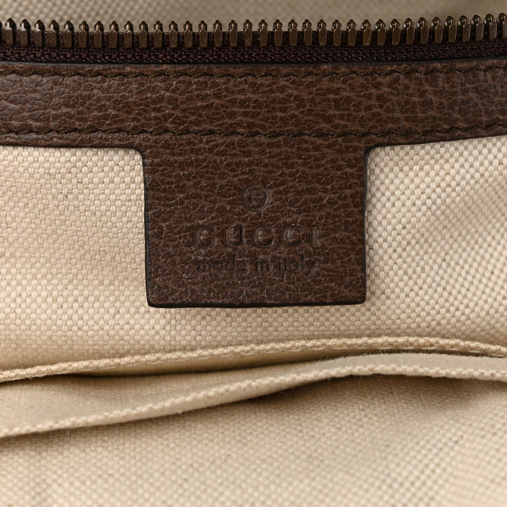 GG Supreme Monogram Calfskin Web Small Ophidia Day Backpack Beige Ebony New Acero wholesalehk.shop