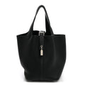 Taurillon Clemence Picotin Lock 18 PM Black £¨ Direct shipment via from wholesalehk.shop