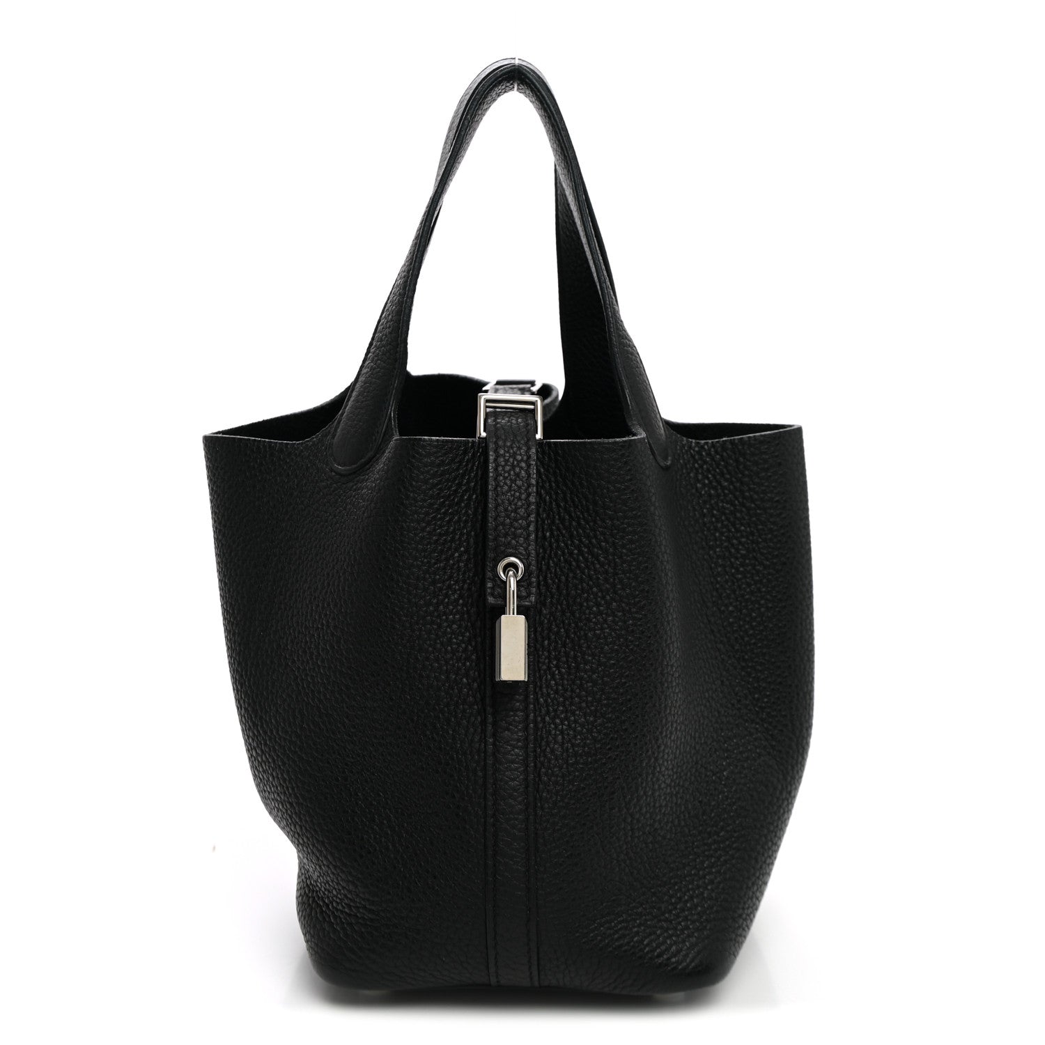Taurillon Clemence Picotin Lock 18 PM Black £¨ Direct shipment via from wholesalehk.shop