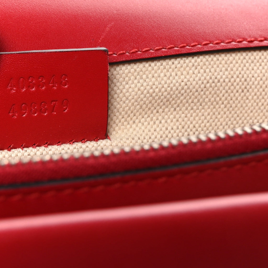 Calfskin Chinese New Year Medium Dionysus Shoulder Bag Hibiscus Red wholesalehk.shop
