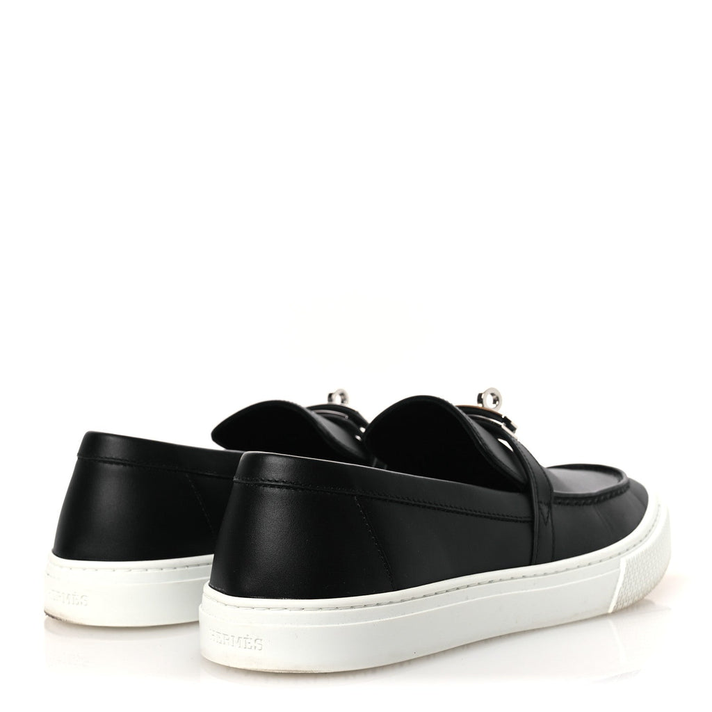 Calfskin Game Slip On Sneakers 39.5 Black wholesalehk.shop