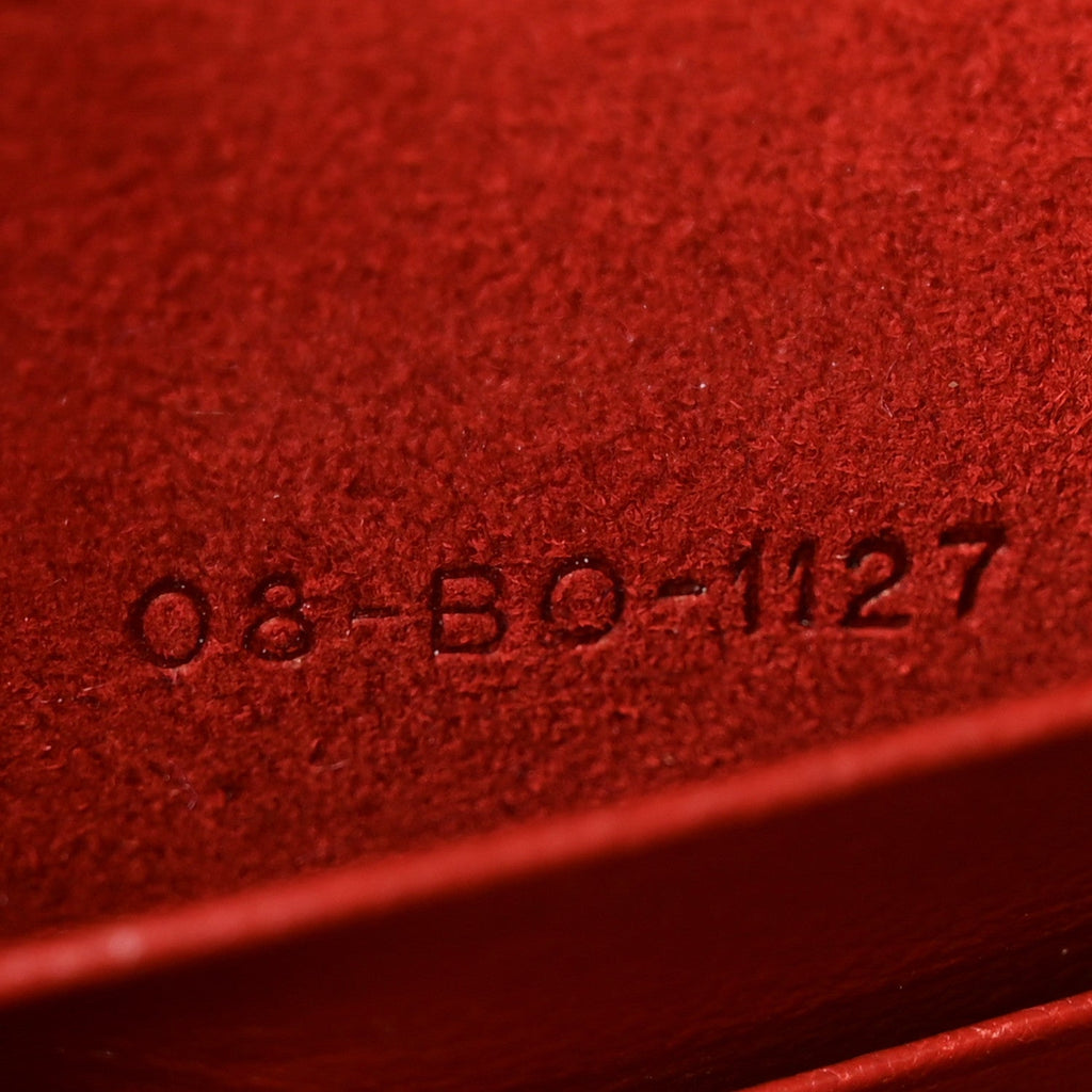 Calfskin Studded Diorama Flap Bag Red ¡§ Direct shipment via from wholesalehk.shop