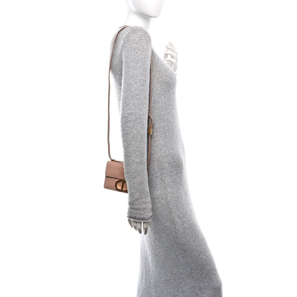 Box Calfskin Micro 30 Montaigne Flap Bag Rose Des Vents wholesalehk.shop