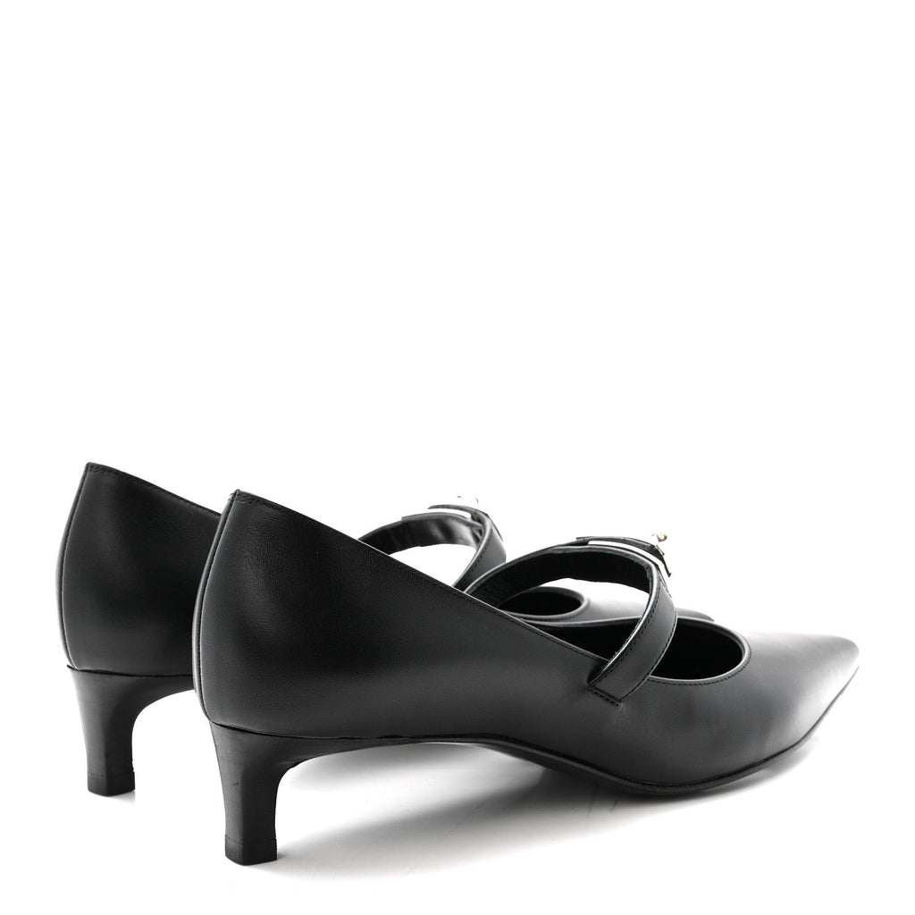 Calfskin Kiara 40 Pumps 36 Black wholesalehk.shop