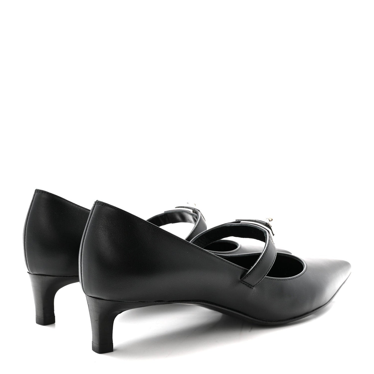 Calfskin Kiara 40 Pumps 36 Black wholesalehk.shop