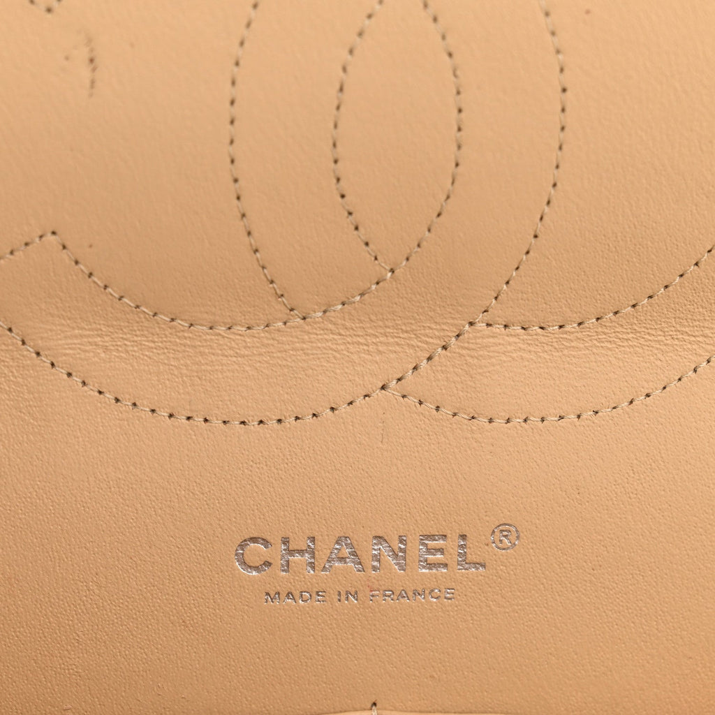 Caviar Quilted Jumbo Double Flap Beige Clair wholesalehk.shop