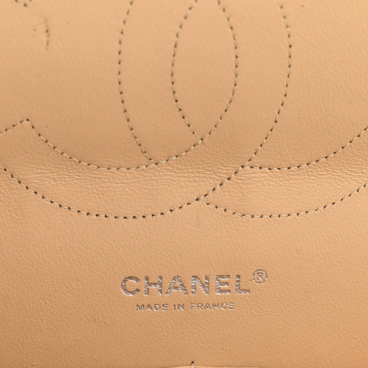 Caviar Quilted Jumbo Double Flap Beige Clair wholesalehk.shop