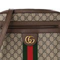 GG Supreme Monogram Web Medium Ophidia Messenger Bag Brown wholesalehk.shop