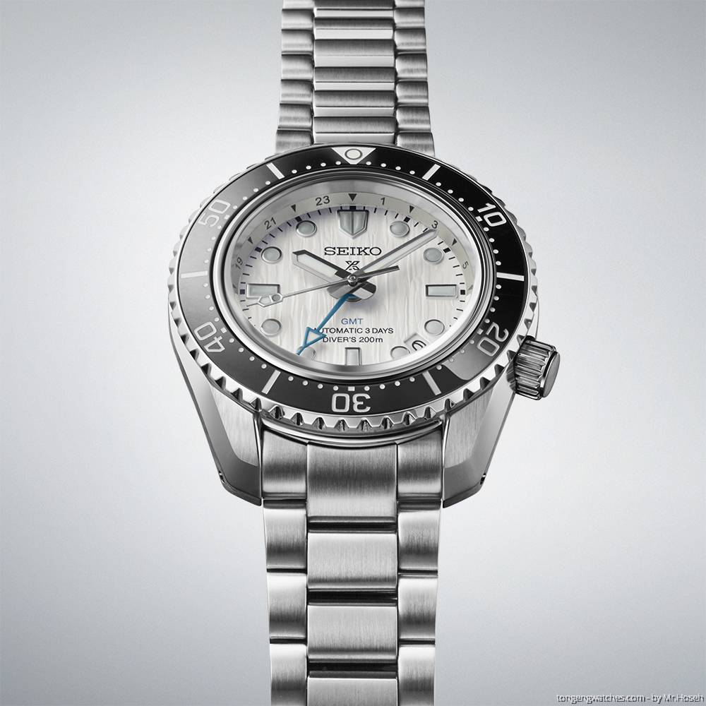 Seiko Prospex Sea Arctic Ocean GMT Limited Edition Silver Dial Silver Steel Strap Watch For Men - SPB439J1 wholesalehk.shop