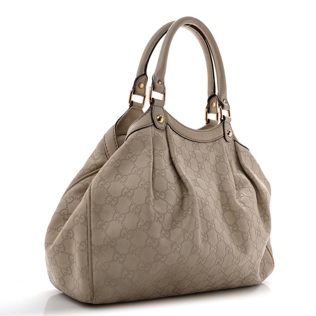 Guccissima Medium Sukey Tote Mystic White £¨ Direct shipment via from wholesalehk.shop