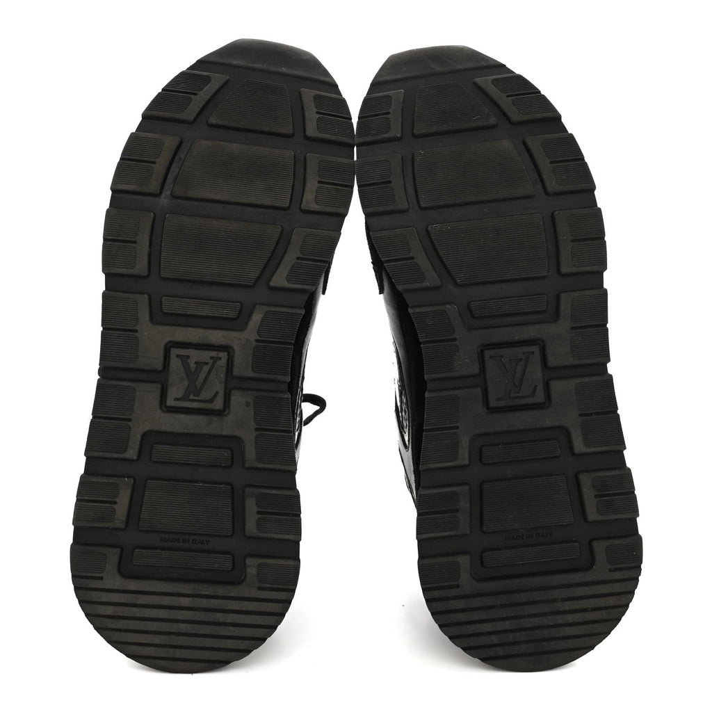 Suede Calfskin Mesh Mens Run Away Sneakers 7 Black £¨ Direct shipment via from wholesalehk.shop