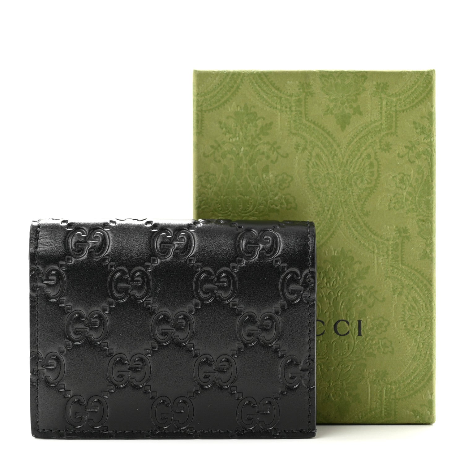 Guccissima Card Case Wallet Black £¨ Direct shipment via from wholesalehk.shop