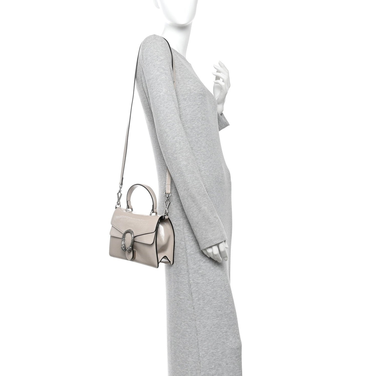 Crinkled Patent Small Dionysus Top Handle Bag Sphinx wholesalehk.shop