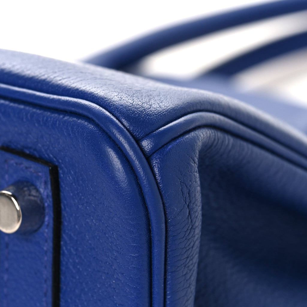 Taurillon Novillo Horseshoe Birkin 30 Bleu Brighton £¨ Direct shipment via from wholesalehk.shop