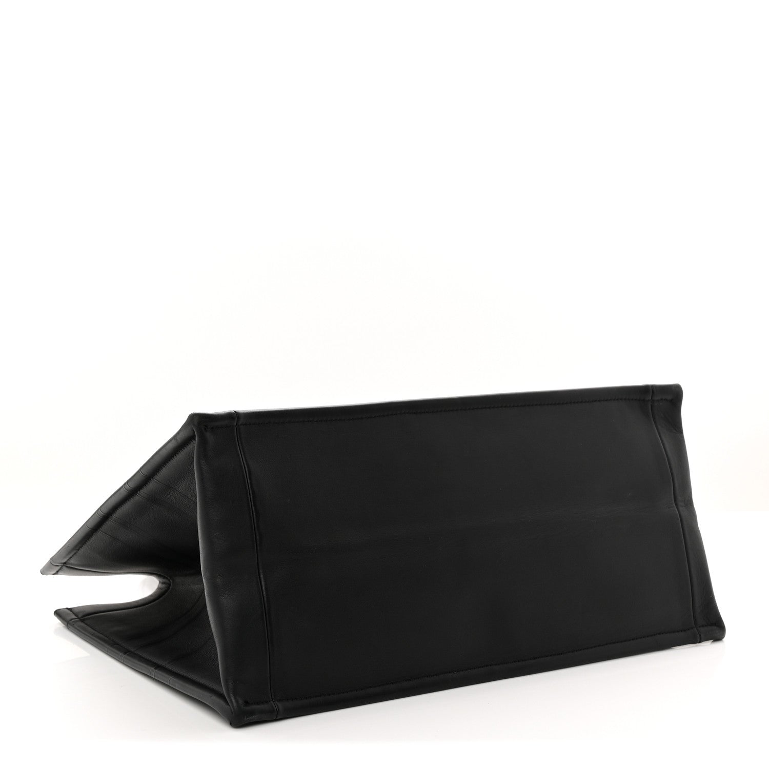 Calfskin Embossed Medium Book Tote Black £¨ Direct shipment via from wholesalehk.shop