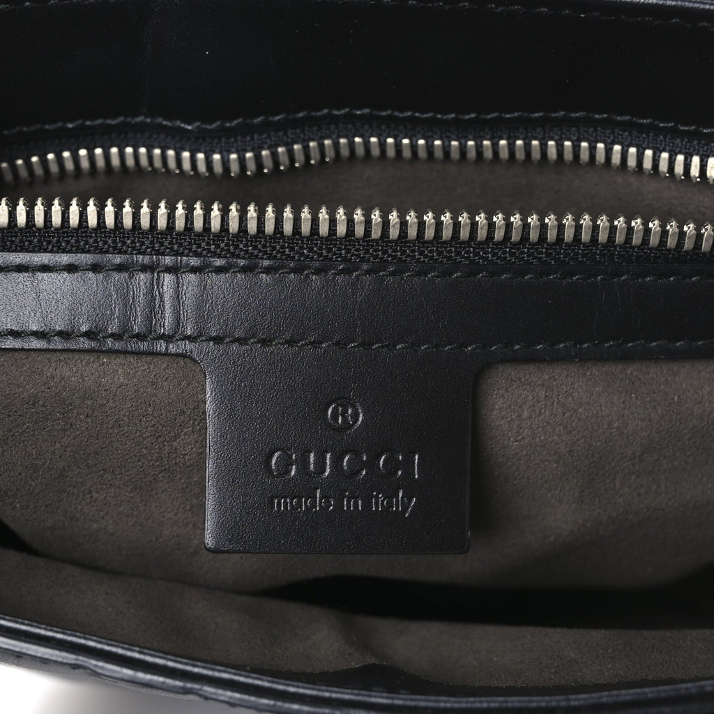 Guccissima Signature Single Buckle Flap Messenger Bag Black £¨ Direct shipment via from wholesalehk.shop