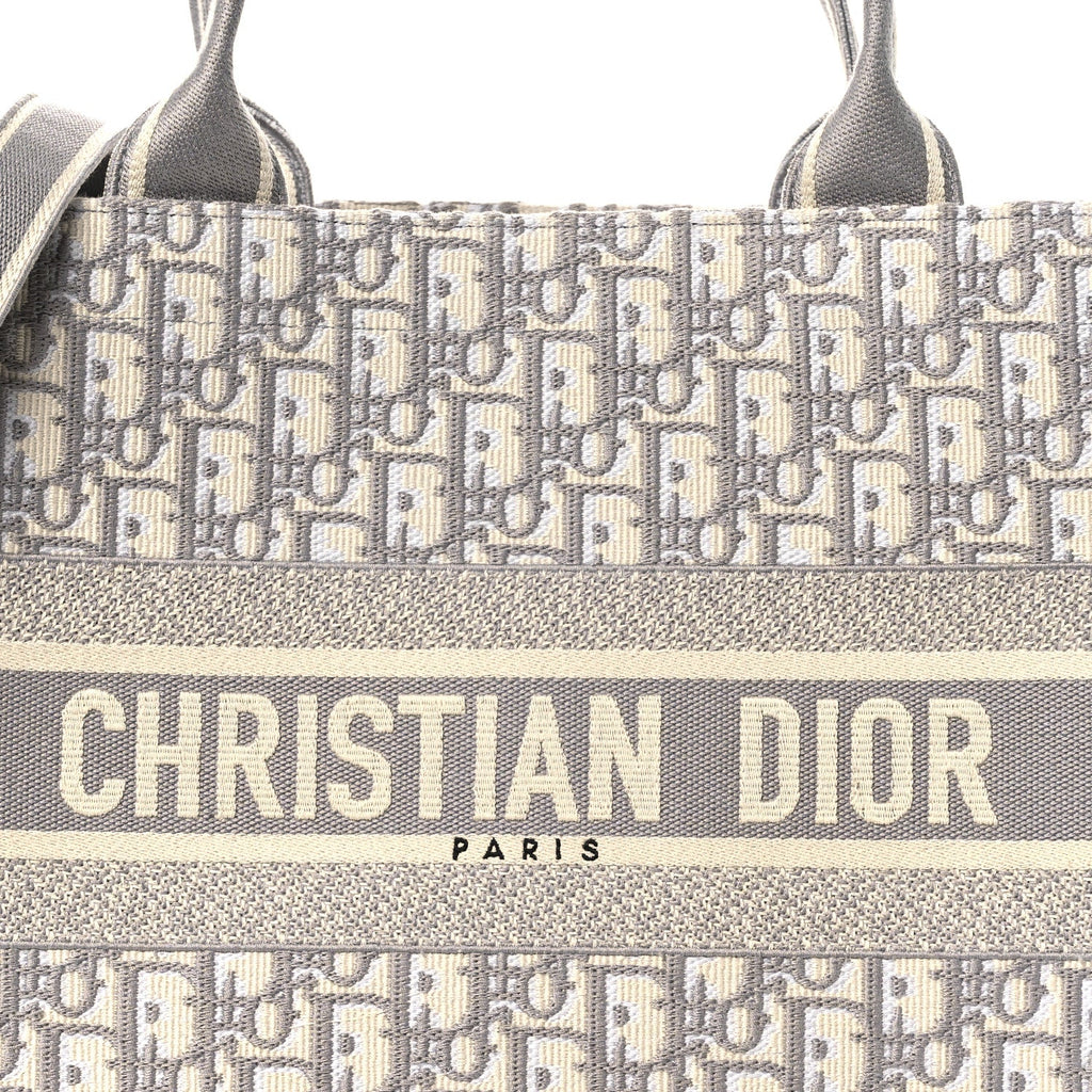 Oblique Chambray Calfskin Medium Book Tote With Strap Grey Latte £¨ Direct shipment via from wholesalehk.shop