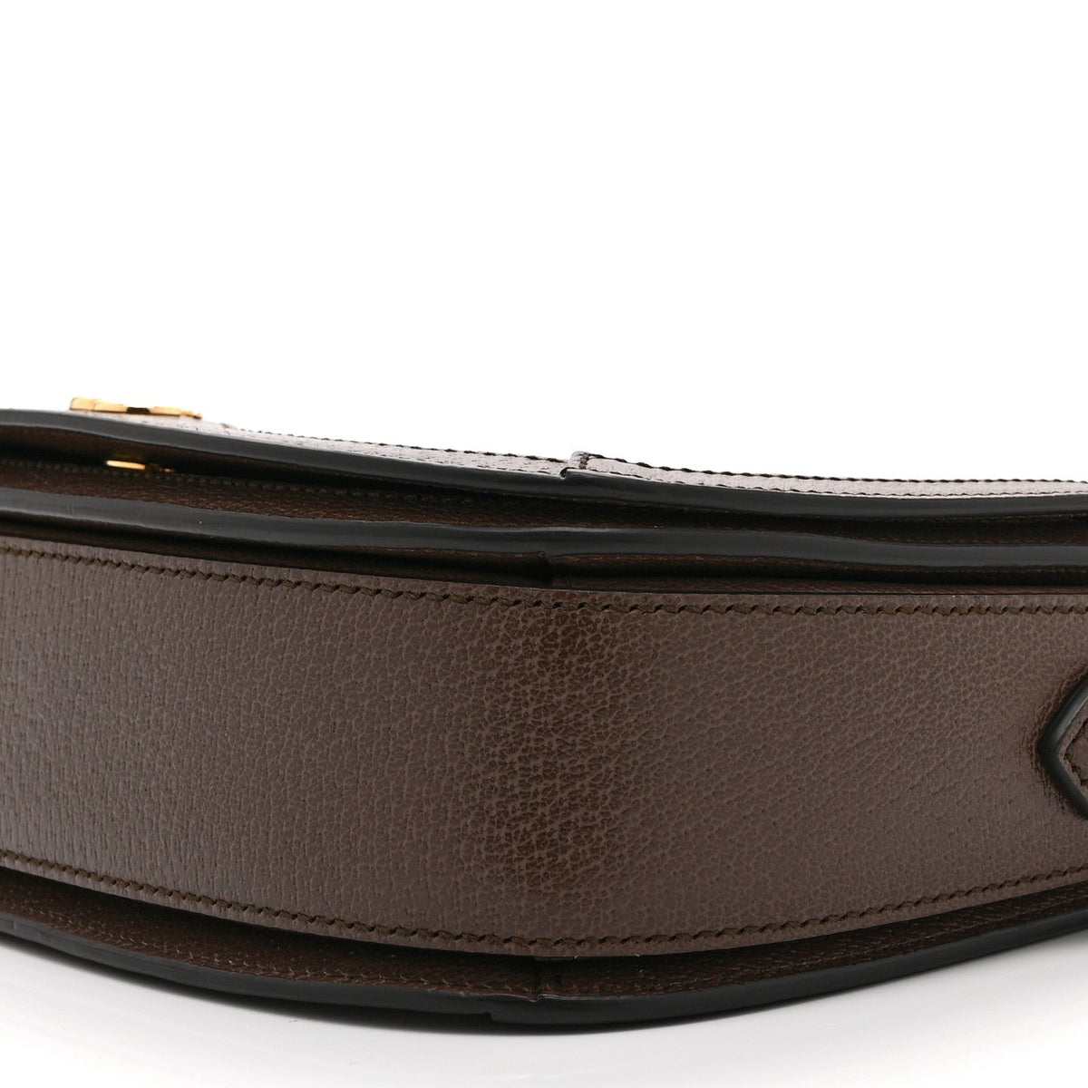 GG Supreme Monogram Web Small Ophidia Flap Messenger Bag Brown wholesalehk.shop