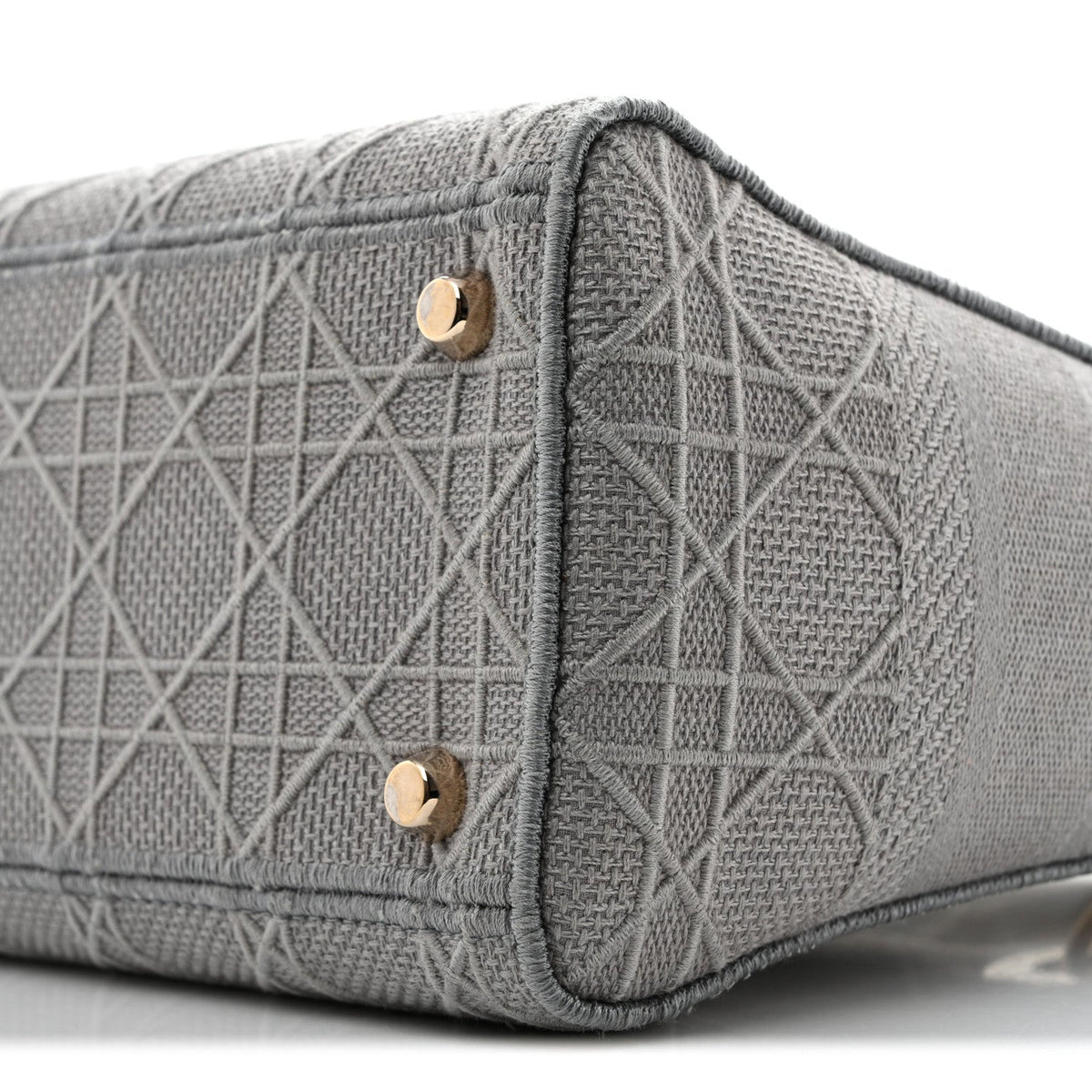 Canvas Embroidered Cannage Medium Lady D-Lite Gray wholesalehk.shop