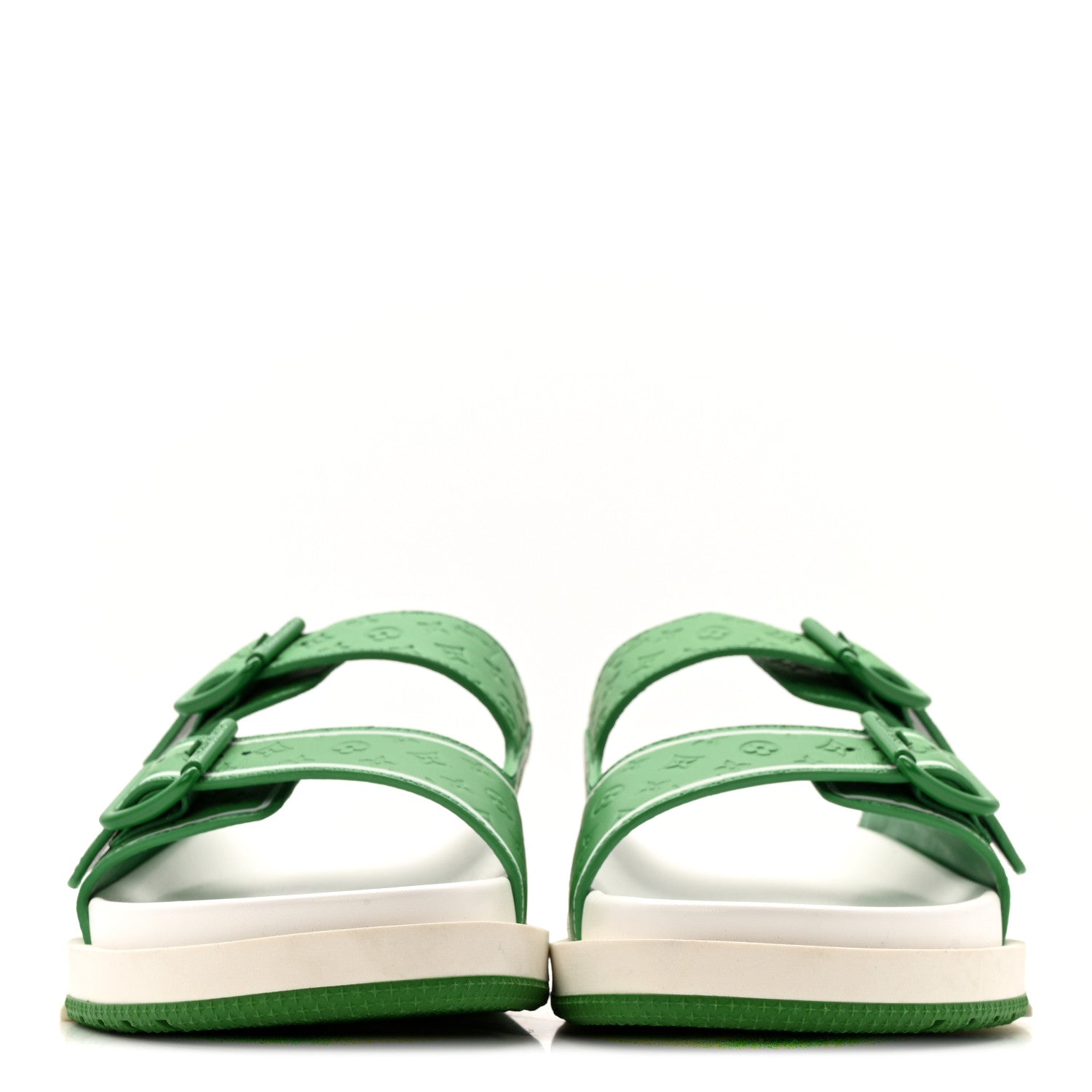 Calfskin Embossed Mens Script Trainer Mules 8 Green White £¨ Direct shipment via from wholesalehk.shop