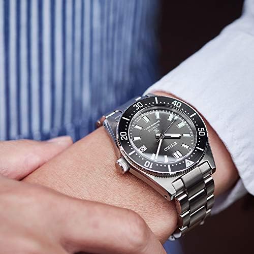 Seiko Prospex 1965 Modern Re Interpretation Automatic Black Dial Silver Steel Strap Watch For Men - SPB143J1 wholesalehk.shop