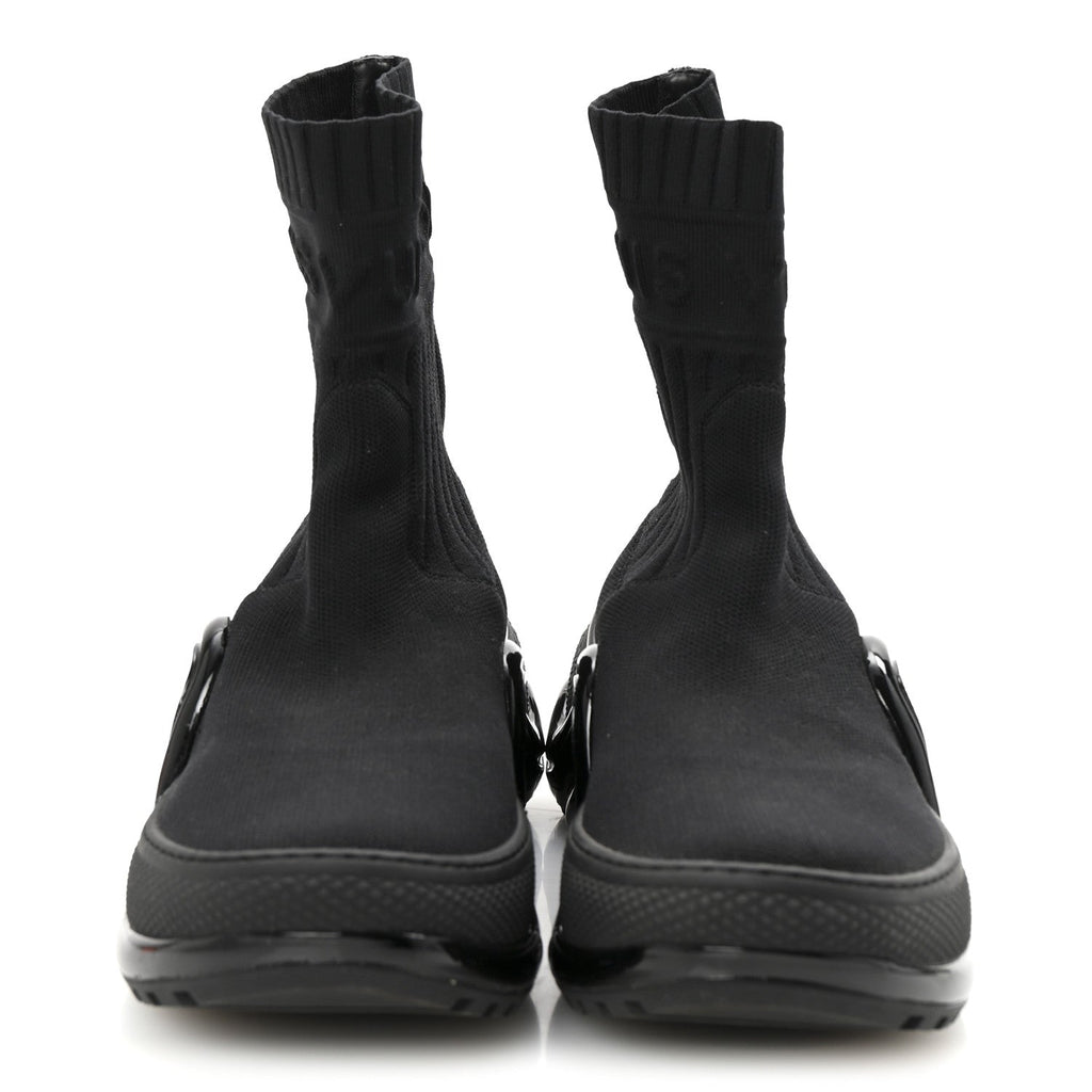 Stretch Textile Patent LV Archlight Sneaker Boots 35 Black £¨ Direct shipment via from wholesalehk.shop