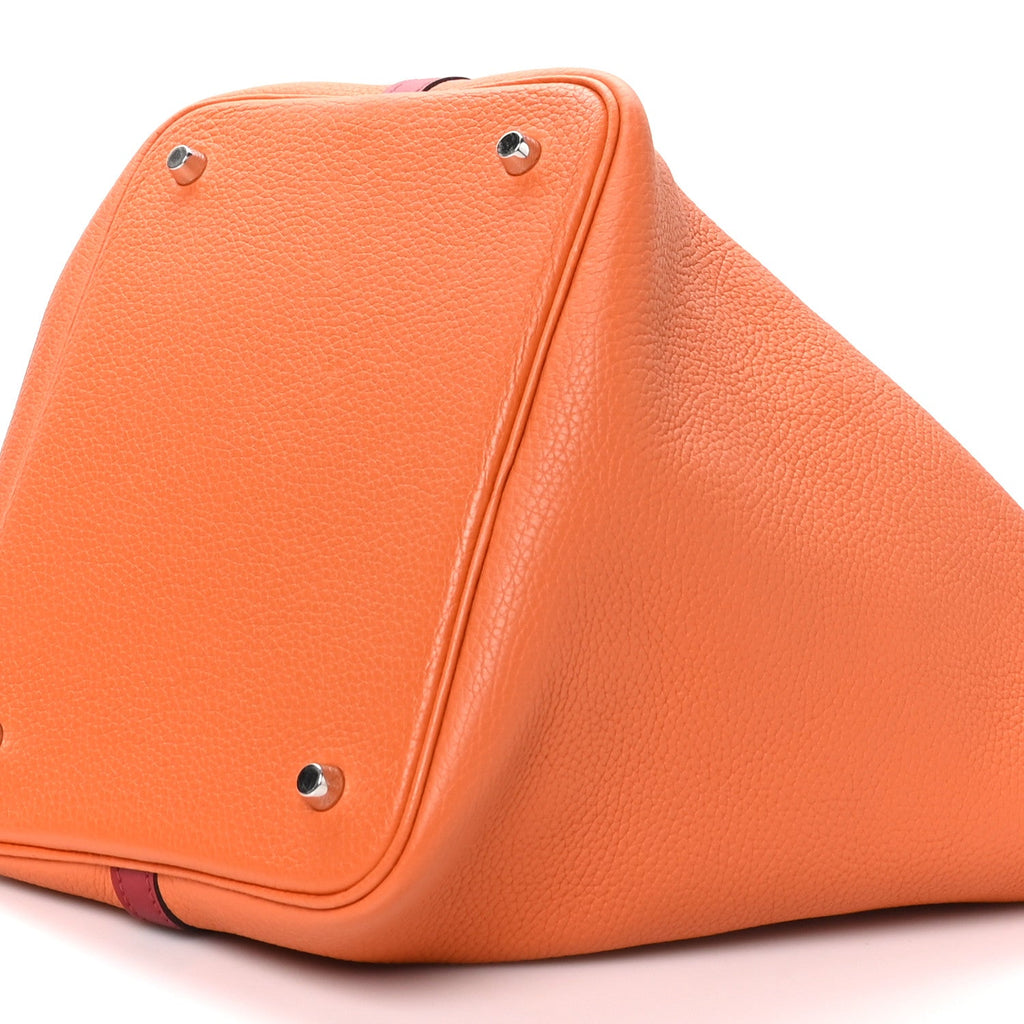 Taurillon Clemence Swift Eclat Picotin Lock 22 MM Orange Rouge Grenat £¨ Direct shipment via from wholesalehk.shop