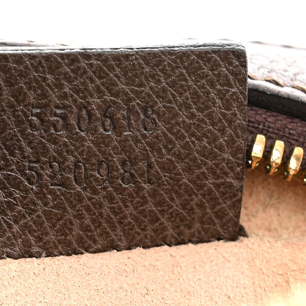 GG Supreme Monogram Web Mini Ophidia Round Shoulder Bag Brown wholesalehk.shop