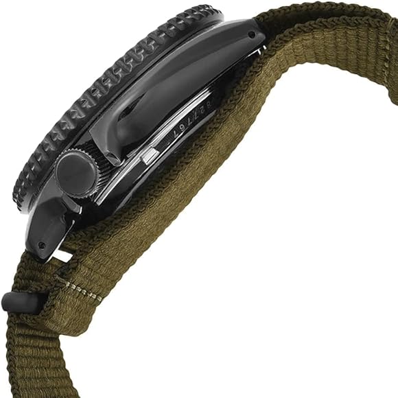 Seiko 5 Sport Automatic Black Dial Green Nylon Strap Watch For Men - SRPD65K4 wholesalehk.shop