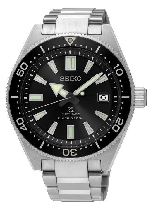 Seiko Prospex Automatic Diver Black Dial Silver Steel Strap Watch For Men - SPB051J1 wholesalehk.shop