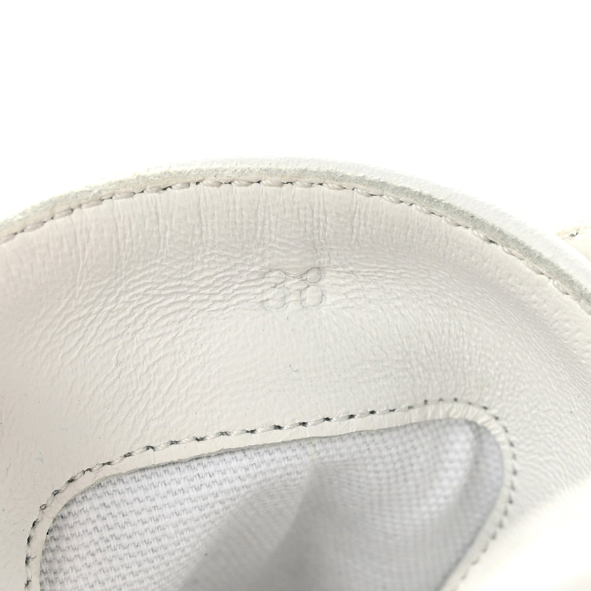 Canvas Calfskin Get Sneakers 38 Prunoir Blanc wholesalehk.shop