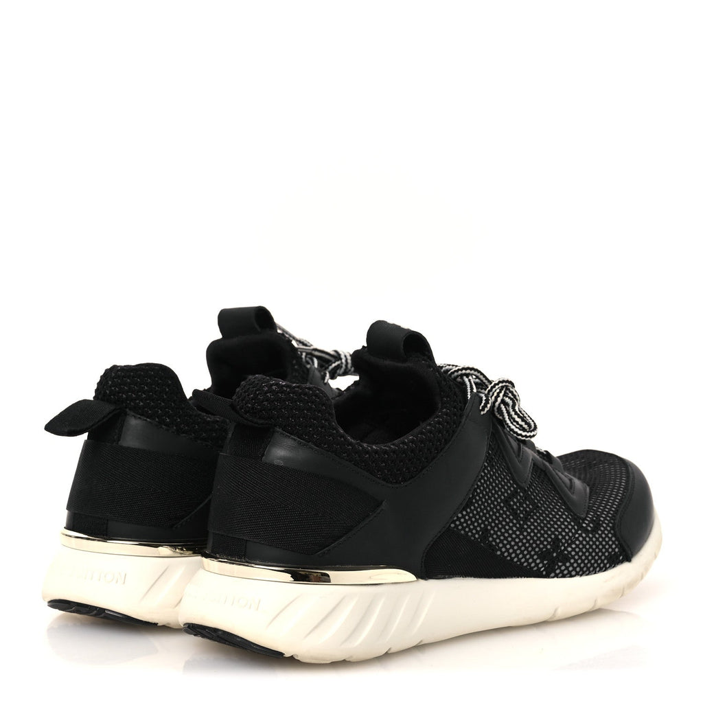 Technical Nylon Monogram Rubber Aftergame Sneakers 37 Black £¨ Direct shipment via from wholesalehk.shop