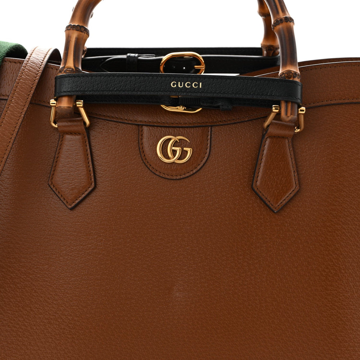 Textured Dollar Calfskin Medium Diana Tote Bag Cuir Black wholesalehk.shop