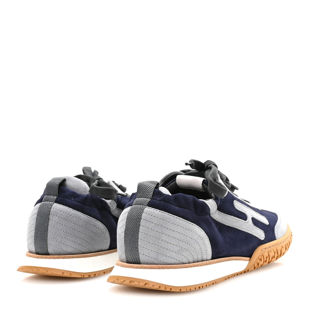 Suede Goatskin Jet Sneakers 37 Marine Gris Orage wholesalehk.shop