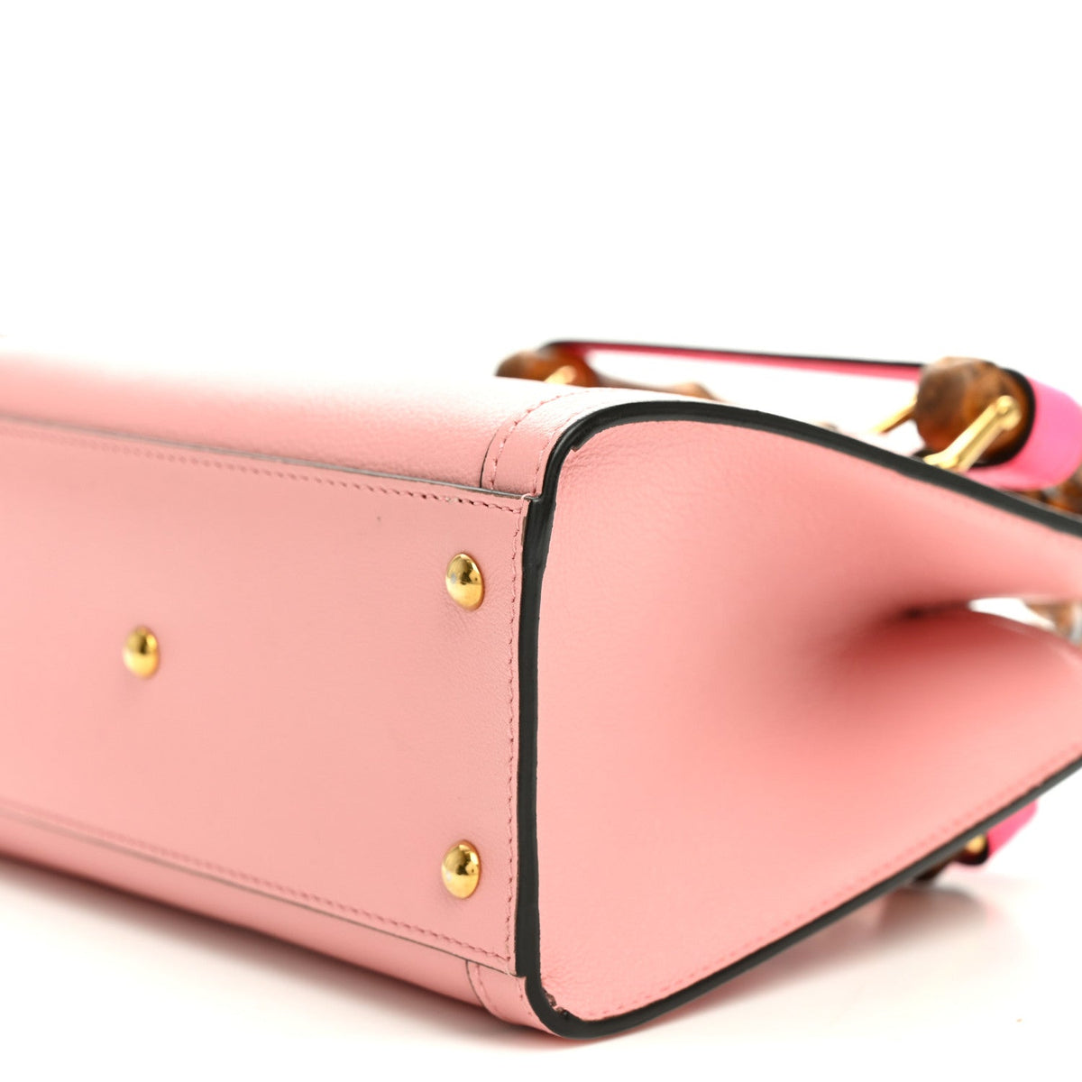 Wonka Grain Calfskin Mini Diana Tote Bag Wild Rose Fuxia Fluo wholesalehk.shop