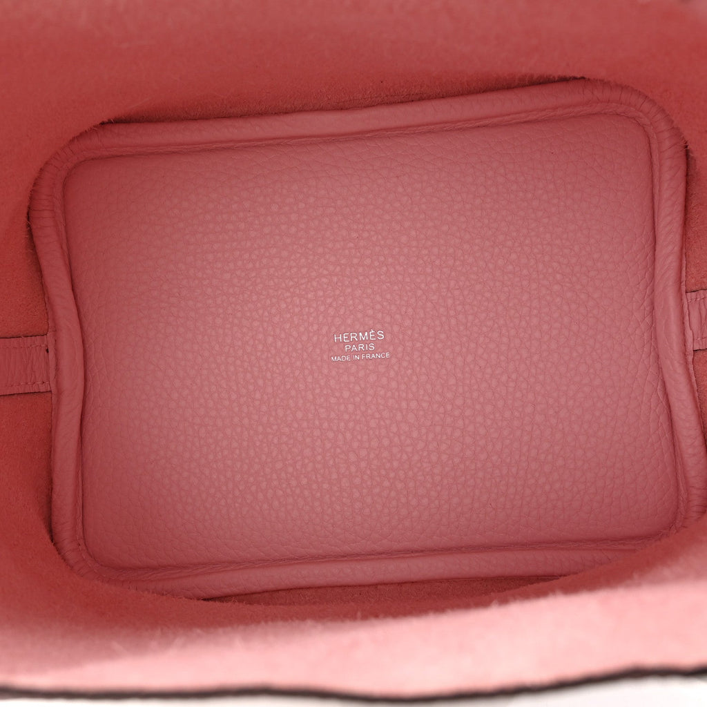 Taurillon Clemence Picotin Lock 18 PM Rose Sakura £¨ Direct shipment via from wholesalehk.shop