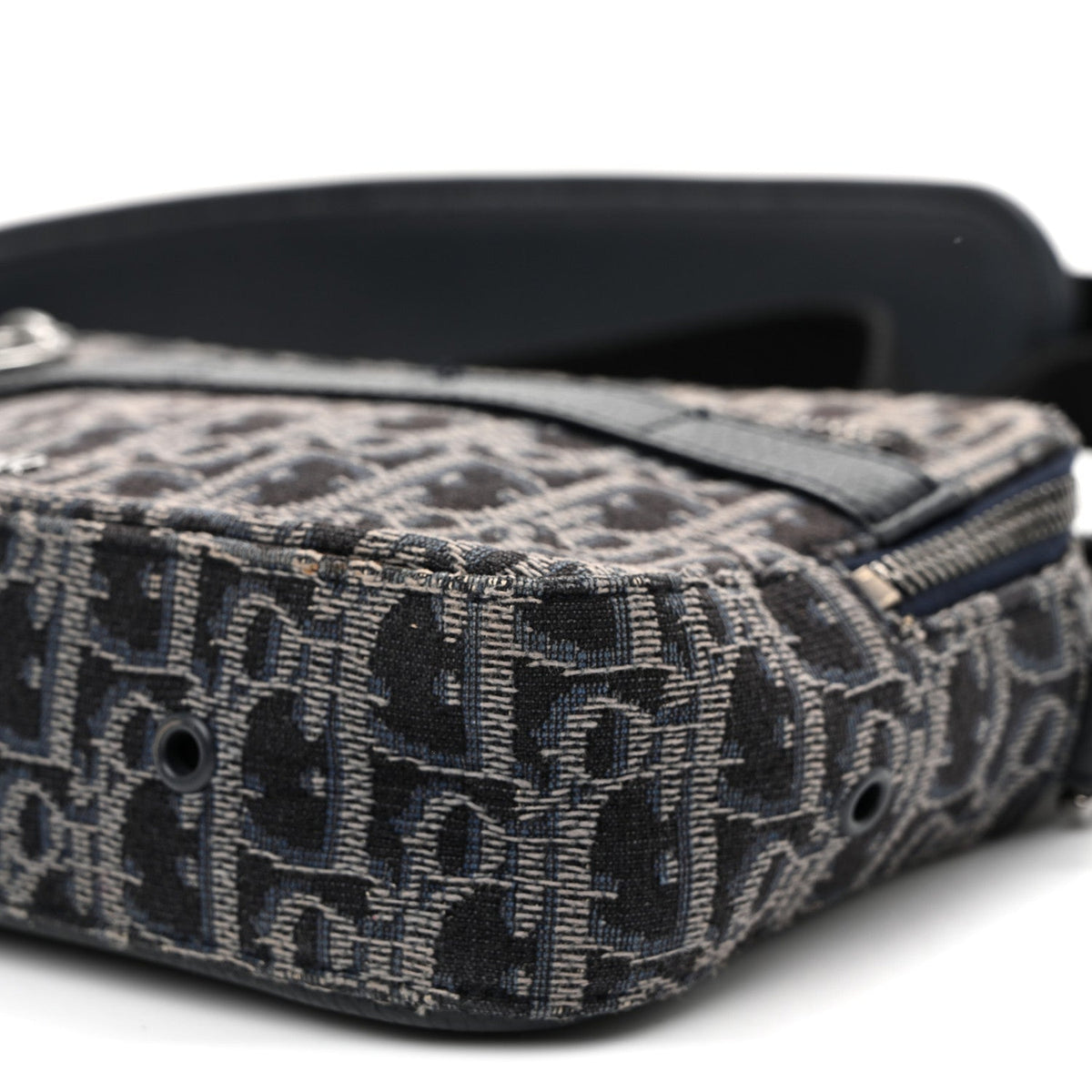 HOMME Oblique Jacquard Safari Messenger Navy Blue wholesalehk.shop