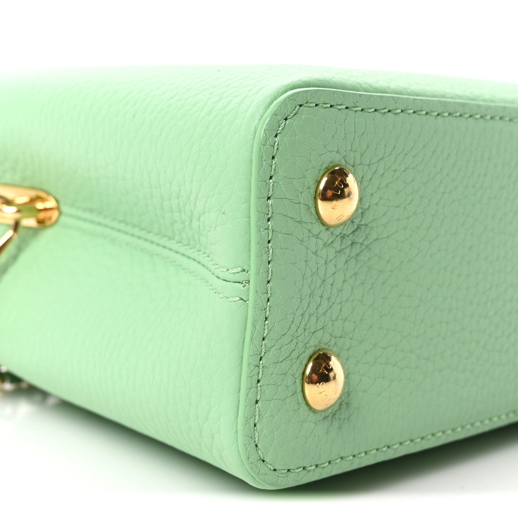 Taurillon Mini Capucines Vert Pomme £¨ Direct shipment via from wholesalehk.shop